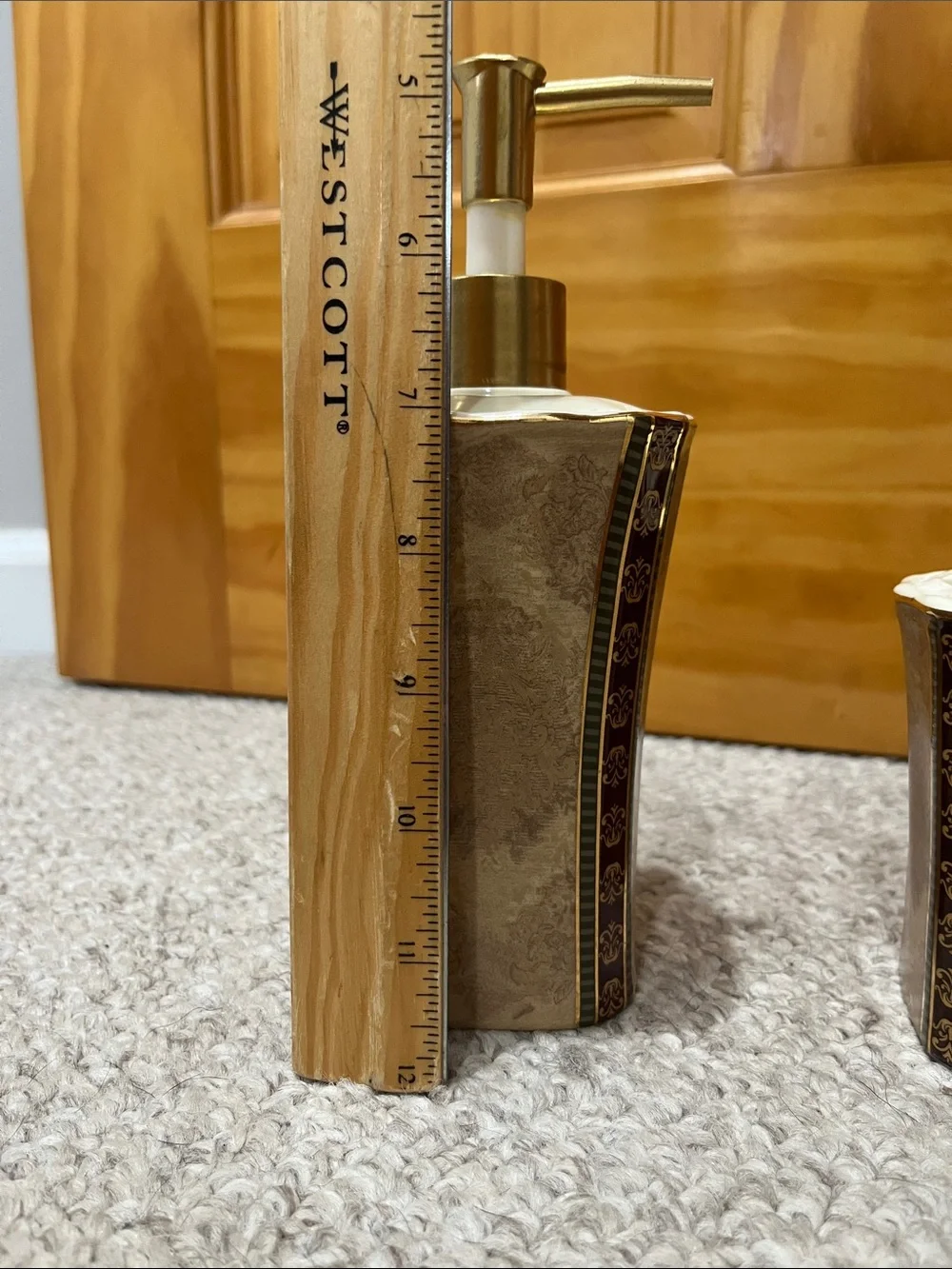 Bathroom Toothbrush Holder & Soap/Lotion Dispenser
